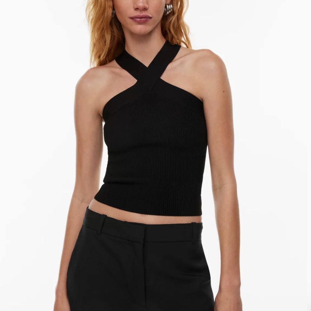 Babaton Sculpt Knit Criss Cross Tank